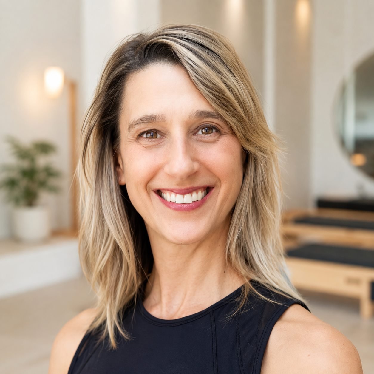 Martine Charbonneau, massothérapeute certifiée, kinésiologue et instructrice de Pilates.